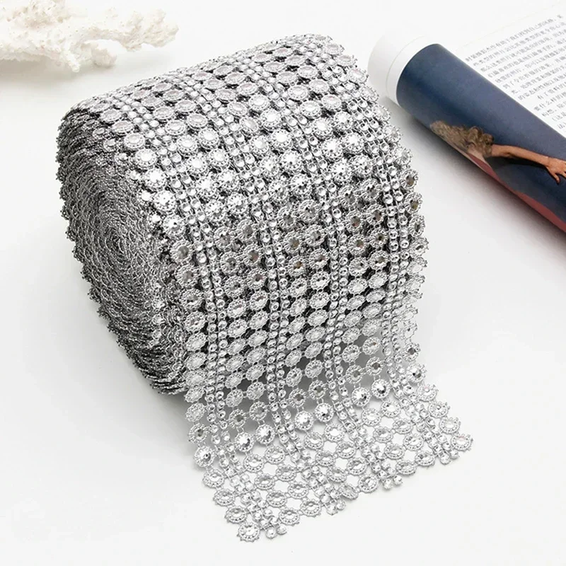 Hotfix Rhinestone Sheet - كريستال الماس شبكة ترتيب حجر الراين