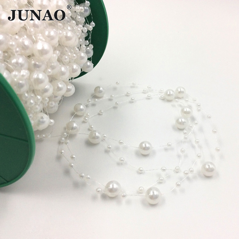 Pearl Trim Chain - JUNAO 20 متر 3 + 8