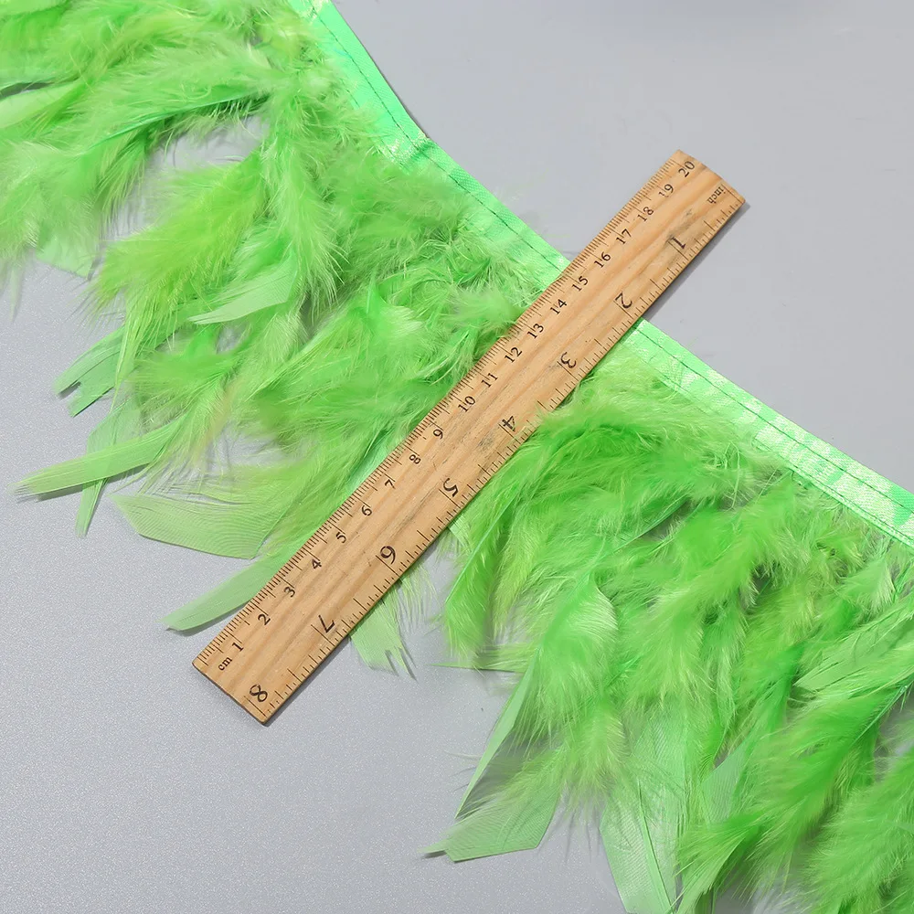 شريط ريش تركي بطول 10 أمتار وط - مراجعة Feather Trim Marabou وسعره