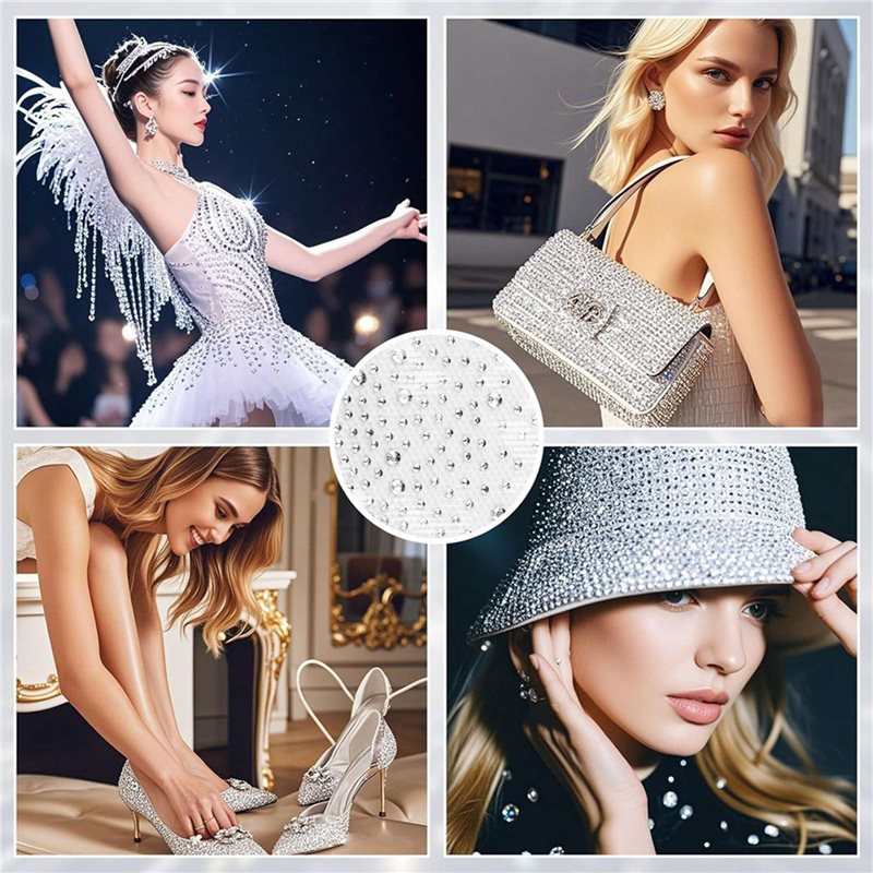 AB08-24 أوراق نقل الأحجار الكر - مراجعة Hotfix Rhinestone Sheet وسعره