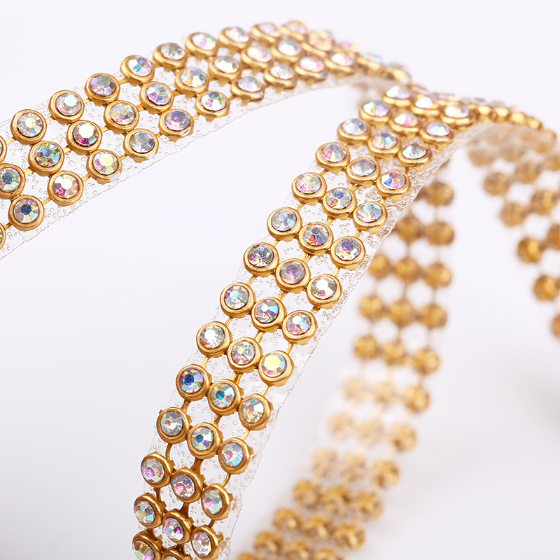 10 صفوف كريستال شفاف AB حجر ال - مراجعة Hotfix Rhinestone Sheet وسعره