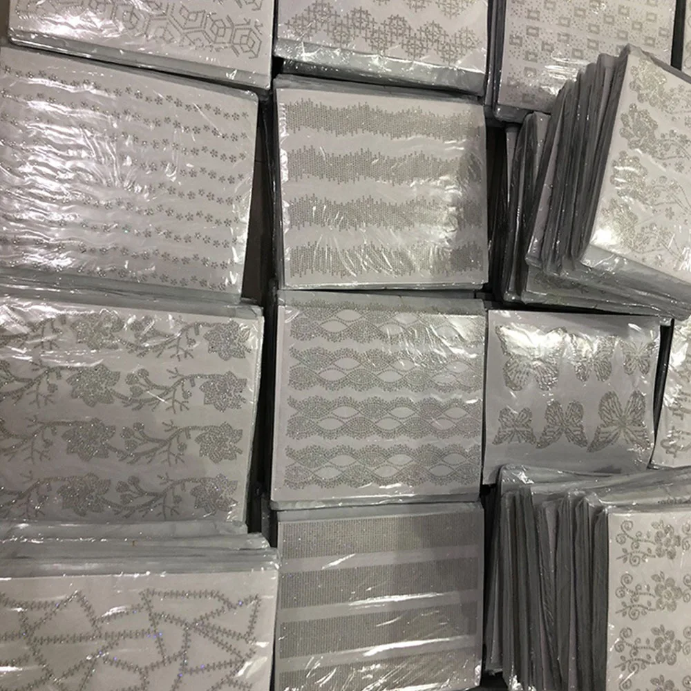 الجملة كريستال حجر الراين نقل  - مراجعة Hotfix Rhinestone Sheet وسعره