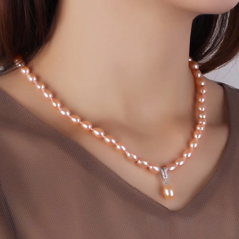 Dainashi 925 الاسترليني الفضة  - مراجعة Pearl Trim Chain وسعره