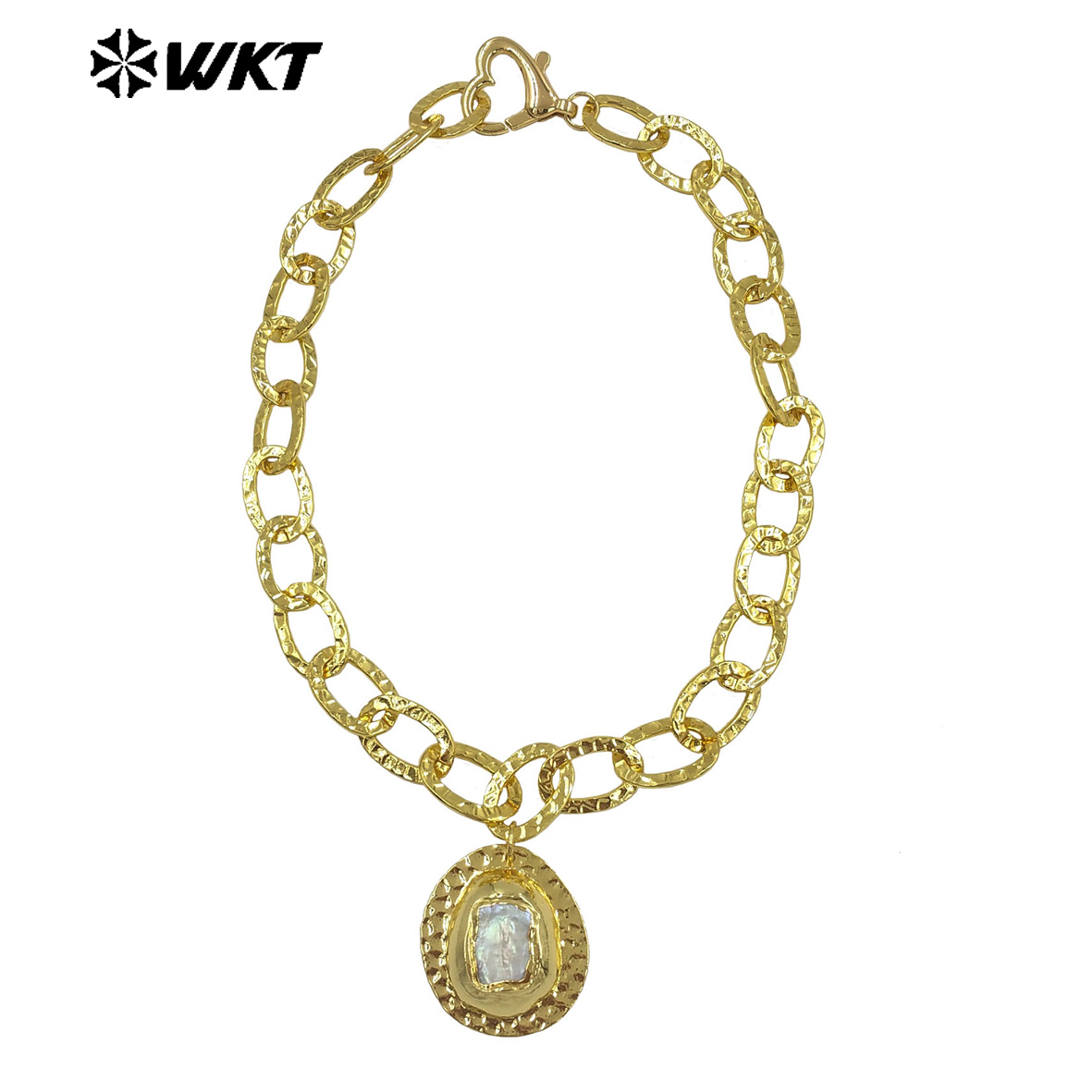 قلادة WT-JN367 الأحدث مصنوعة ي - مراجعة Pearl Trim Chain وسعره