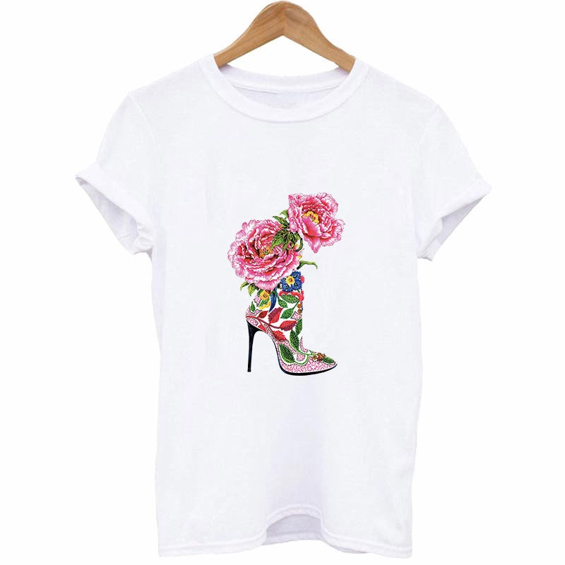 عالية الكعب الزهور الحديد على  - مراجعة Applique Patch Flower وسعره