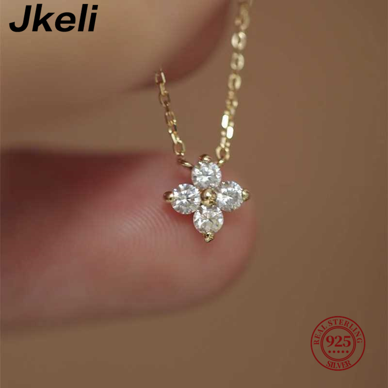 Jkeli 925 الفضة الاسترليني مطل - مراجعة Pearl Trim Chain وسعره