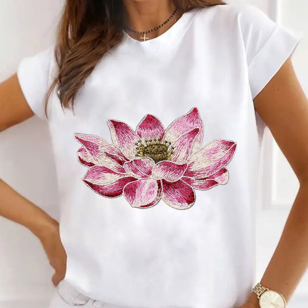 رقعة زهرة اللوتس المطرزة ، يزي - مراجعة Applique Patch Flower وسعره