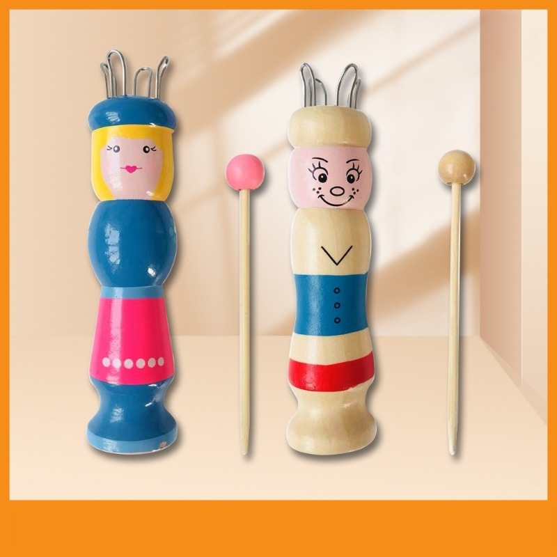 أداة حياكة خشبية للأطفال، مجمو - مراجعة Pom Pom Maker Tool وسعره
