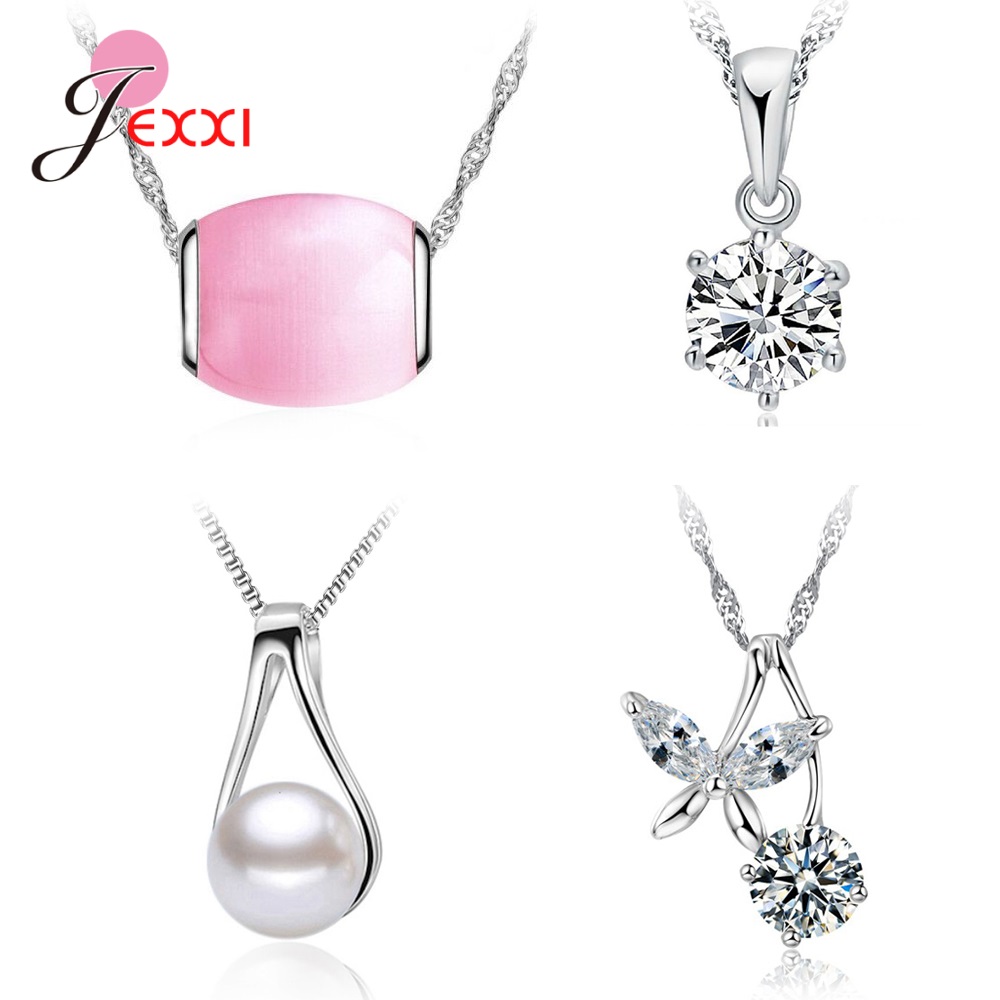 4 قطعة/الوحدة 925 فضة مجوهرات  - مراجعة Pearl Trim Chain وسعره